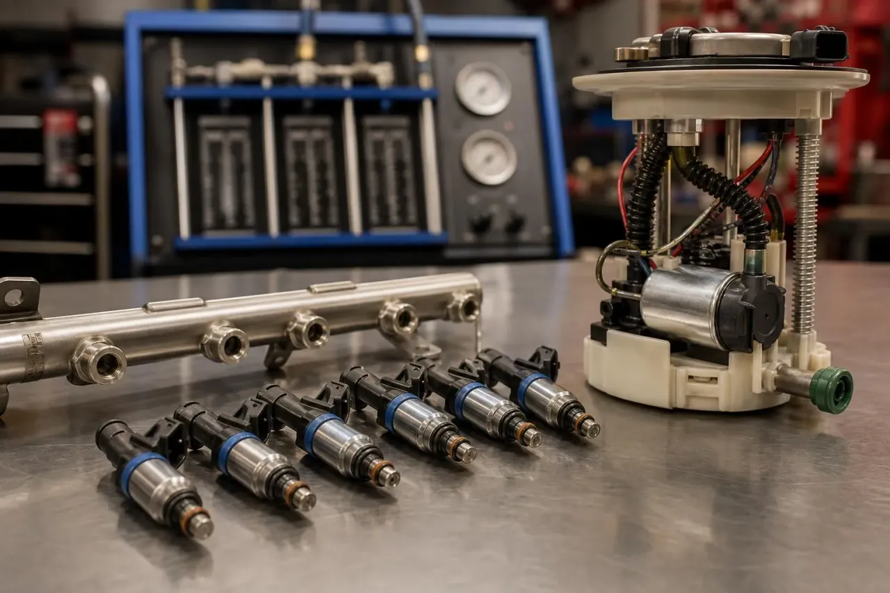 Fuel system repair at Legacy Automotive in Boulder, Colorado
