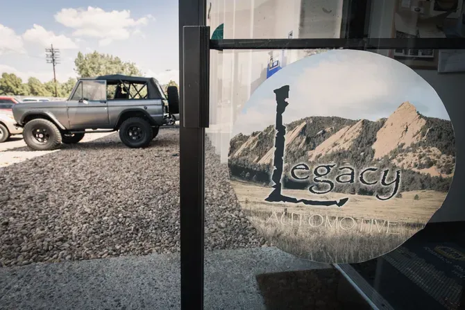 Legacy logo with the Flatirons